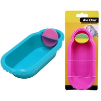 Avi One Bird Toy Fanciful Bath with spinner