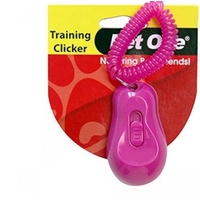 Pet One Dog Training Clicker - Pink
