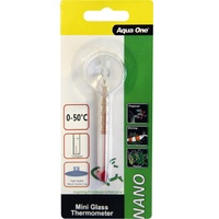 Aqua One Nano Mini Glass Thermometer for Aquariums (9cm)
