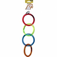 Avi One Parrot Toy Acrylic 4 Rings