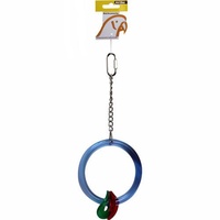 Avi One Parrot Toy Acrylic Ring - Medium