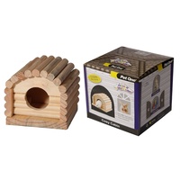 Pet One Mouse Wood Playhouse Cosy Cabin (10x10x9.5cm)