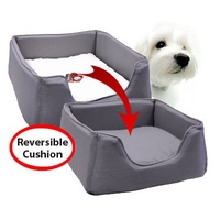 Pet One Cosmo Dog & Cat Bed - Mocha - Medium (50x50x24cm)