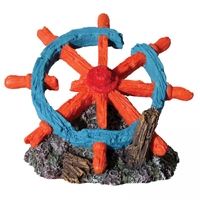 Aqua One Hermit Crab Ship Wheel - 14x10.5x10.5cm