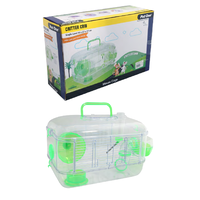 Pet One Critter Crib Mouse Habitat - 1 Level - 40L X 27W X 27cmH - Green