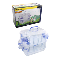 Pet One Critter Crib Mouse Habitat - 2 Level - 40L X 27W X 39cmH - Purple