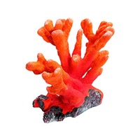Aqua One Copi Coral Bird Nest Ornament - Medium - Orange (18.5x12.5x16.5cm)