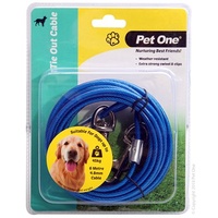 Medium and Large Dogs Suitable for Small No Tangling Joint Damping Design Petbank Dog Tie Out Cable & Reflective Stake Reflective Dog Tie Out Durable and Lightweight Training Runner Pet 