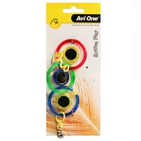 Avi One Bird Toy Triple Ring with Mirror & Bell - 21cm