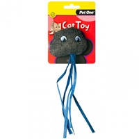 Pet One Grey Jellyfish Cat Toy - 15.5cm