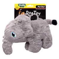 Pet One Plush Squeaky Dog Toy - Elephant (20cm)