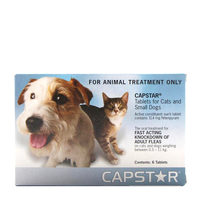 Capstar for Dogs & Cats 0.5-11 kgs - 6 Pack (1 Box) - Blue