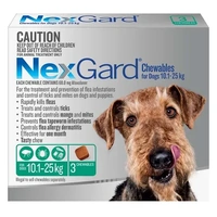 NexGard for dogs 10.1-25 kgs - Green - 6 Pack
