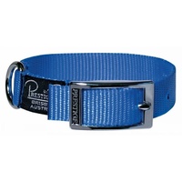 Prestige Nylon Dog & Puppy Collar - 19mm x 30cm - Blue