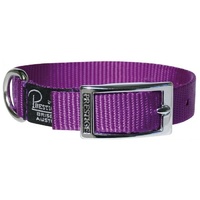 Prestige Nylon Dog & Puppy Collar - 19mm x 30cm - Purple