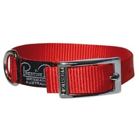 Prestige Nylon Dog & Puppy Collar - 19mm x 30cm - Red