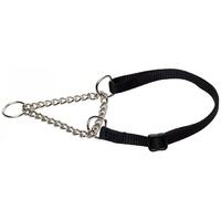 Prestige Pet Adjustable Semi Choke Dog Collar - 19mm x 30-51cm - Black