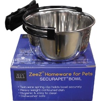 Zeez SecuraPet Stainless Steel Bowl - Small - 300ml