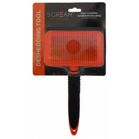 Scream Self Cleaning Slicker Brush for Dogs - Large