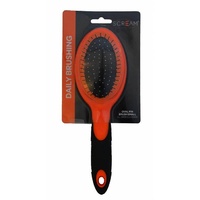 Scream Oval Pin Brush for Dogs - Small (23cm)