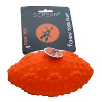 Scream Velvet Football - 12cm (Orange)