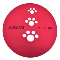 Scream Silicone Pet Flyer - Small 18cm (Pink)