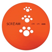 Scream Silicone Pet Flyer - Small 18cm (Orange)