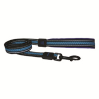 Scream Reflective Padded Dog Leash - 2cm x 120cm - Blue