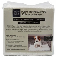 Zeez Puppy Training Pads - 60cm x 60cm - 50 Pack