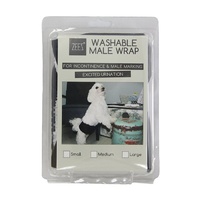 Zeez Washable Male Dog Wrap - Small (Waist 28-37cm)