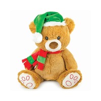 Prestige Christmas Snuggle Buddies Holiday Bear with Hat (23cm)
