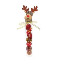 Kitty Play Christmas Cat Toy Reindeer Canister - 8 Pack (36cm)