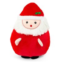 Snuggle Pals Christmas Santa with Squeaky Ball (17cm)