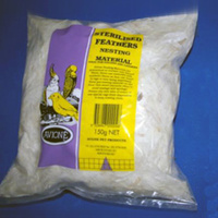 Sterilised Feather Nesting Material for Finches & Canaries (Avione) - 40g