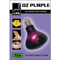 URS OZ Purple Night Heat & Light Globe - 75 Watt