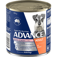 Advance Adult Dog Chicken and Salmon - Wet - 700g
