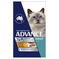 Advance Adult Cat Chicken and Liver Medley - Wet - (7 x 85g)