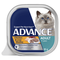 Advance Adult Cat Chicken and Liver Medley - Wet - 85g