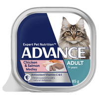 Advance Adult Cat Chicken and Salmon Medley - Wet - 85g