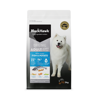 Black Hawk Fish & Potato Adult Dog Food - 3kg