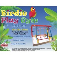 Birdie Play Gym for Cockatiels & Small Parrots - Large (48x38x31cm)