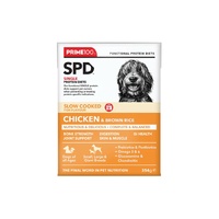 Prime 100 SPD Slow Cooked Dog Food - Chicken & Brown Rice - 354g