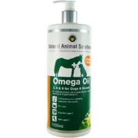 Omega 3, 6 & 9 Oil for Dogs & Horses - 1L - Natural Animal Solutions