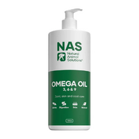 NAS Omega 3, 6 & 9 Oil for Dogs & Horses - 1L - Natural Animal Solutions