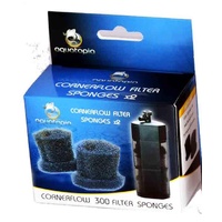 Aquatopia Corner Flow 300 Replacement Sponges - 2 Pack