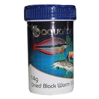 Aquatopia Dried Black Worm Cubes - 14g