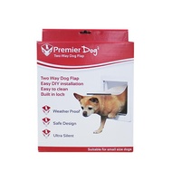 Premier Pet Dog Door 2 Way Lock - Small Dogs (29cm x 25cm)