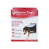 Premier Pet Dog Door 2 Way Lock - Medium Dogs (36cm x 30cm)