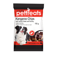 Kangaroo Chips with Sweet Potato & Parsley Dog Treat - 150g