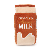 FuzzYard Soft Plush Dog Toy - Chocolate Almond Milk - Large (20cm)